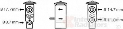 VAN WEZEL 43001609 -  Расширительный клапан, кондиционер
